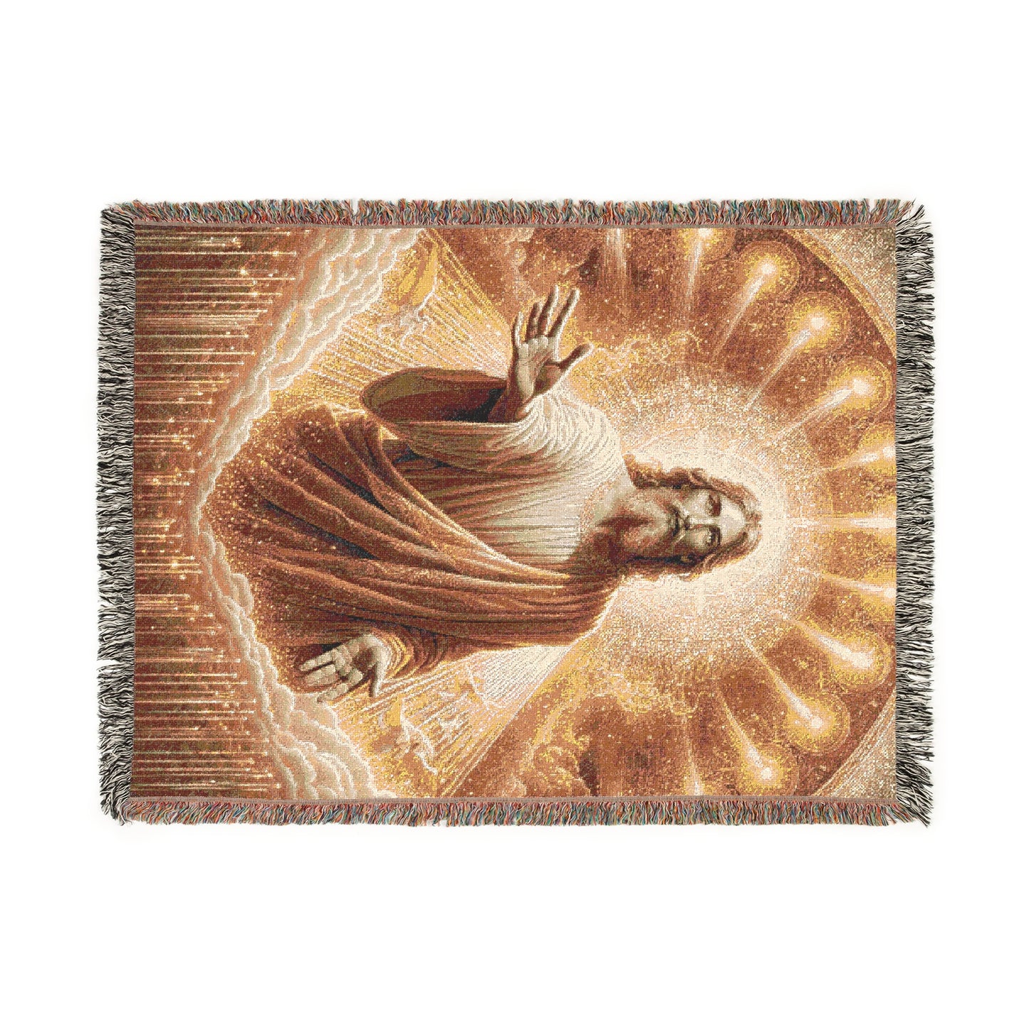 Jesus is the Answer Woven Blanket